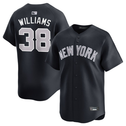 NY.Yankees #38 Devin Williams Player Navy Home Limited Baseball Jerseys baseball jersey product view 1