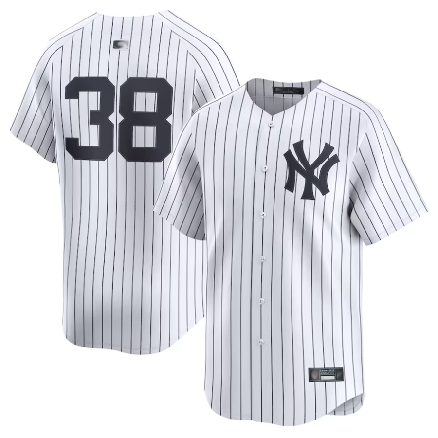 NY.Yankees #38 Devin Williams Player White Home Limited Baseball Jerseys baseball jersey product view 1