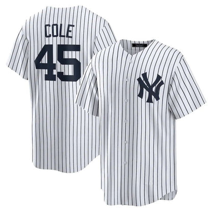 NY.Yankees #45 Gerrit Cole Player White Replica Baseball Jerseys baseball jersey product view 1