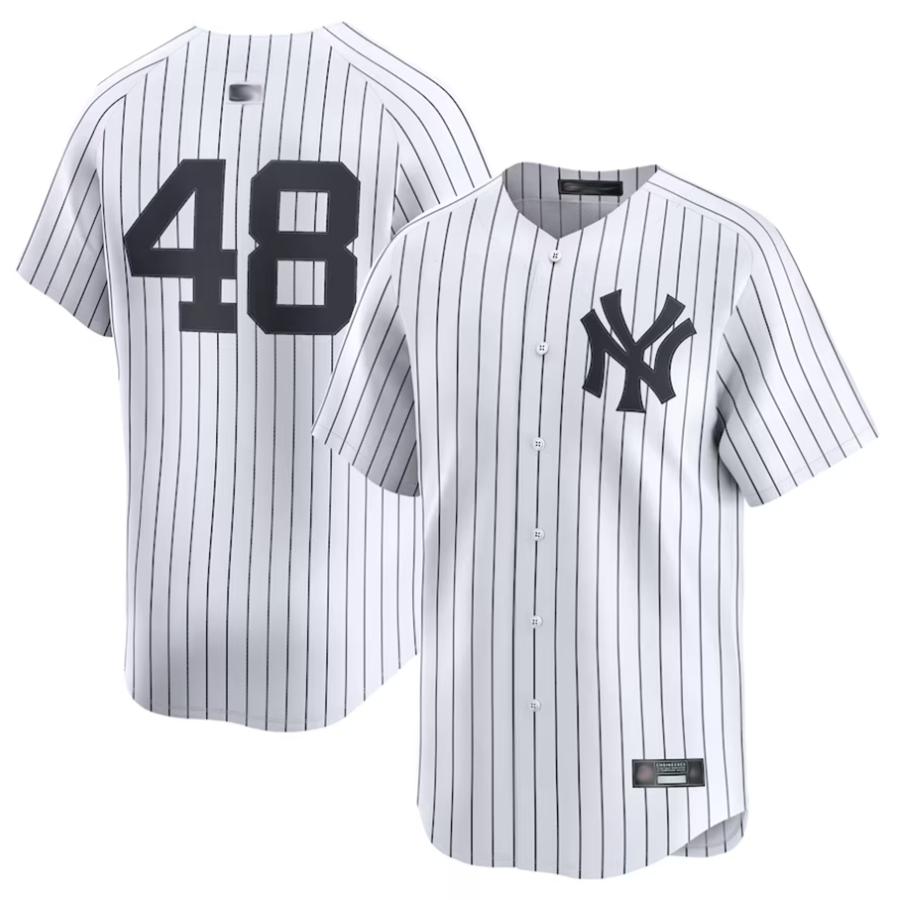 NY.Yankees #48 Paul Goldschmidt Player White Home Limited Baseball Jerseys baseball jersey product view 1