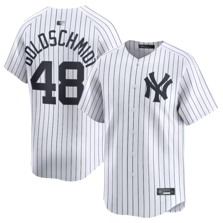 NY.Yankees #48 Paul Goldschmidt White Home Limited Player Baseball Jerseys baseball jersey product view 1