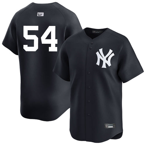 NY.Yankees #54 Max Fried Player Black Home Limited Baseball Jerseys baseball jersey product view 1