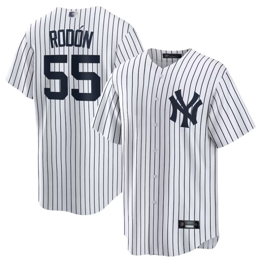 NY.Yankees #55 Carlos Rodon Player White Home Baseball Jerseys baseball jersey product view 1