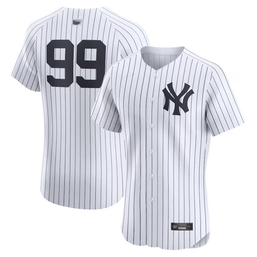 NY.Yankees #99 Aaron Judge Black White Home Elite Baseball Jerseys baseball jersey product view 1