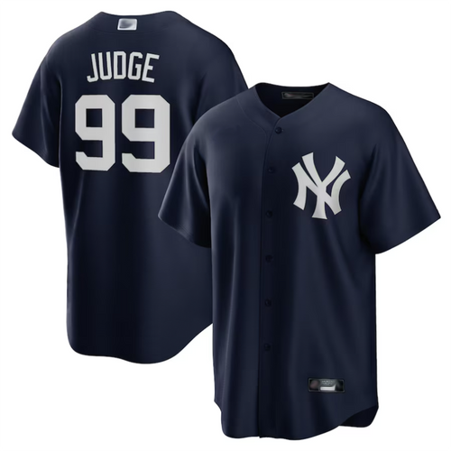 NY.Yankees #99 Aaron Judge Player Navy Big & Tall Replica Baseball Jerseys baseball jersey product view 1