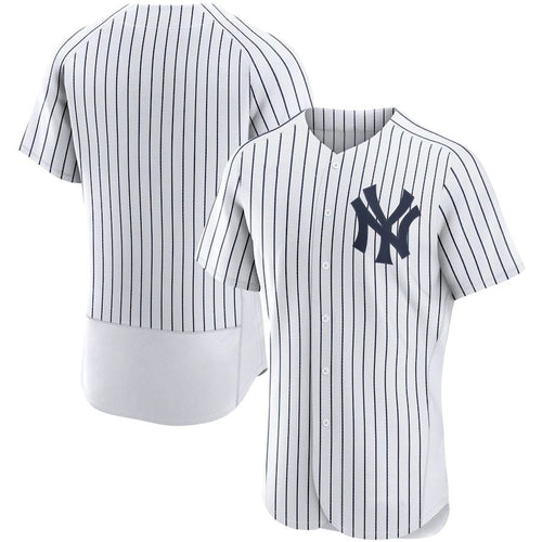 NY.Yankees Blank Player White Home Replica Elite Baseball Jerseys baseball jersey product view 1
