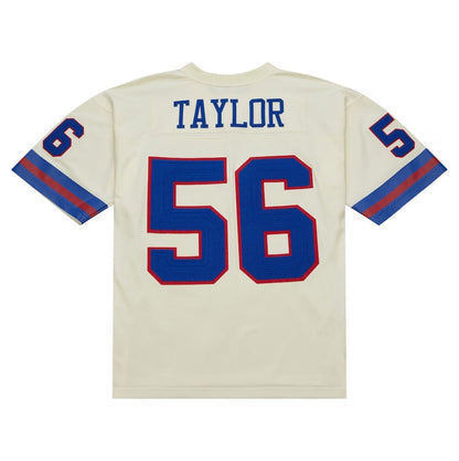 NY.Giants #56 Lawrence Taylor Player Chainstitch Legacy Jersey - Cream Stitched American Football Jerseys football jersey product view 1