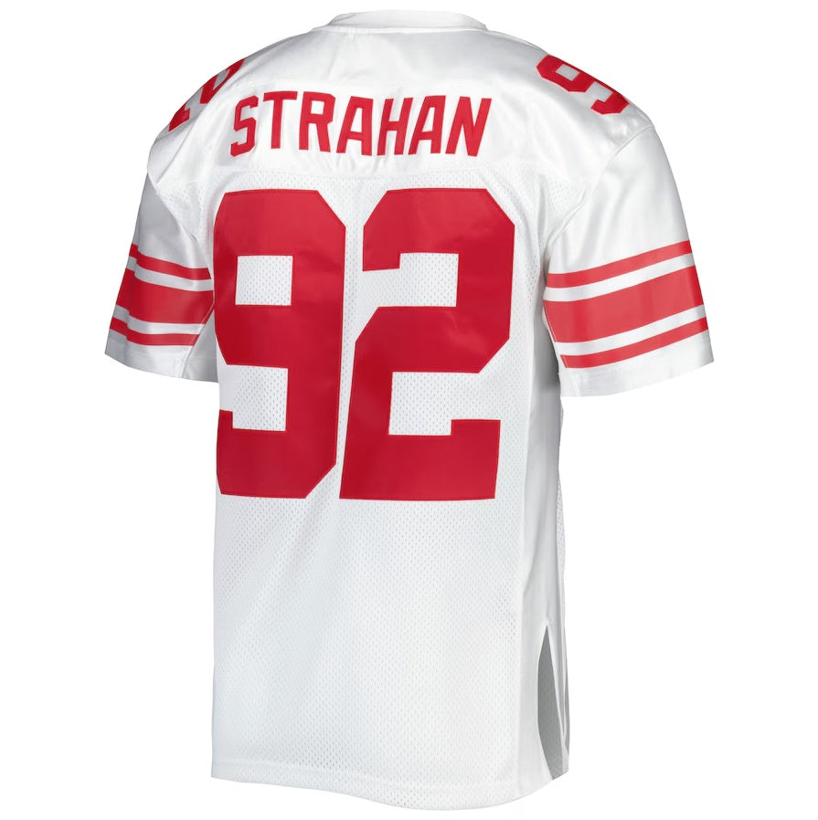 NY.Giants #92 Michael Strahan 2007 Mitchell & Ness Authentic Throwback Retired Player Jersey - White Stitched American Football Jerseys football jersey product view 1