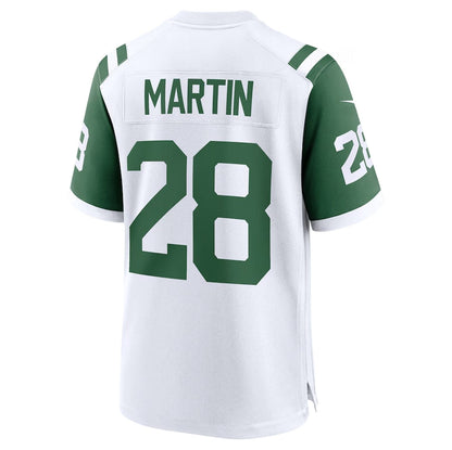 NY.Jets #28 Curtis Martin Classic Alternate Player Game Jersey - White American Football Jerseys football jersey product view 1