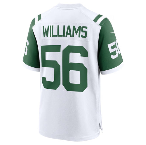 NY.Jets #56 Quincy Williams Classic Player Game Jersey - White American Football Jerseys football jersey product view 1