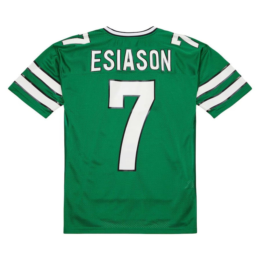 NY.Jets #7 Boomer Esiason Mitchell & Ness 1993 Authentic Throwback Retired Player Pocket Jersey - Kelly Green American Football Jerseys football jersey product view 1