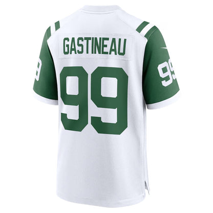 NY.Jets #99 Mark Gastineau Classic Player Game Jersey - White American Football Jerseys football jersey product view 1