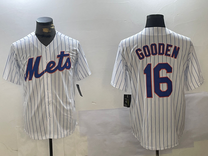 NY.Mets #16 Dwight Gooden Player White Cool Base Stitched Baseball Jerseys baseball jersey product view 1