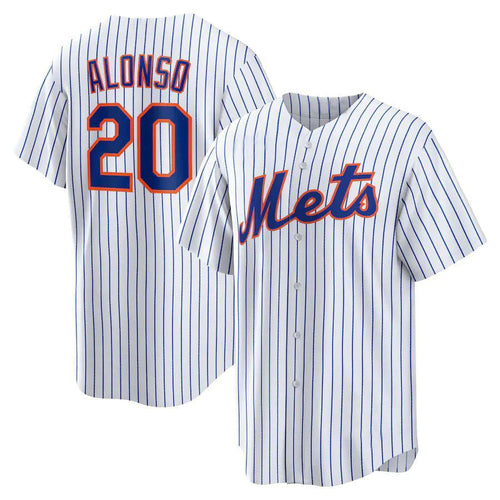 NY.Mets #20 Pete Alonso White Home Limited Player Jersey Baseball Jerseys baseball jersey product view 1