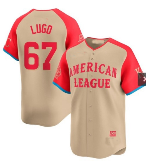 NY.Mets #67 Seth Lugo Player Cream All Star Limited Stitched Baseball Jerseys baseball jersey product view 1
