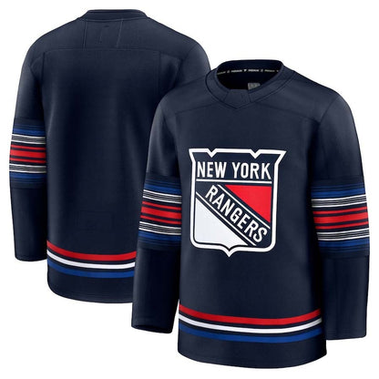 NY.Rangers Blank Player Jersey Supporters Alternate Premium Jersey - Navy Stitched American Hockey Jerseys hockey jersey product view 1