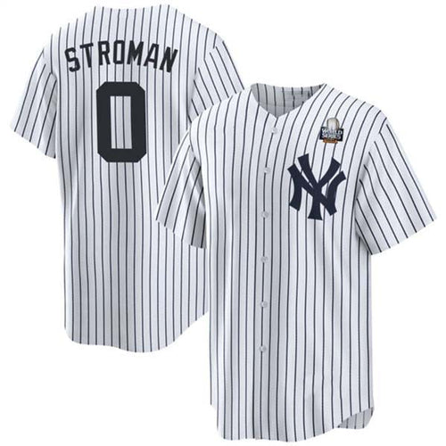 NY.Yankees #0 Marcus Stroman White With Cool Base Stitched Baseball Jerseys Player Game Jersey baseball jersey product view 1