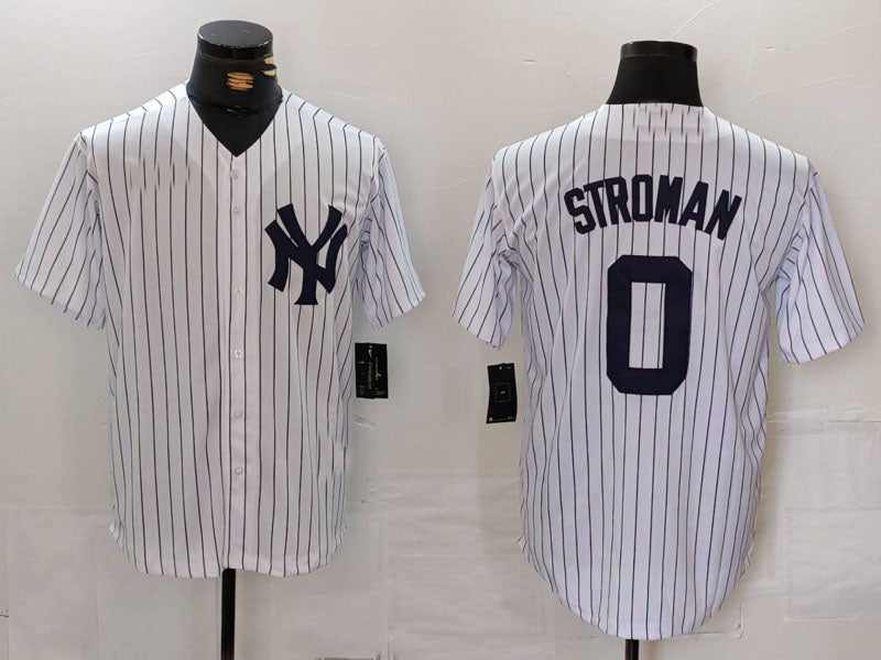 NY.Yankees #0 Marcus Stroman Player White Cool Base Stitched Baseball Jerseys baseball jersey product view 1