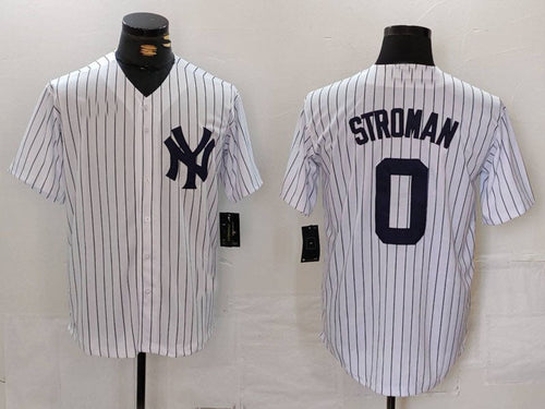 NY.Yankees #0 Marcus Stroman Player White Cool Base Stitched Baseball Jerseys baseball jersey product view 1