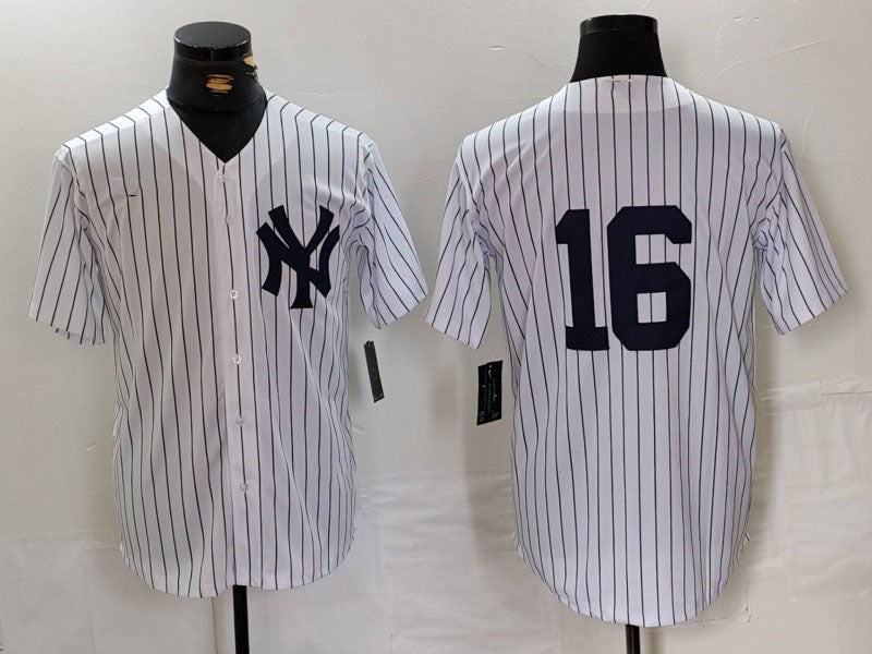 NY.Yankees #16 Whitey Ford Player White Cool Base Baseball Jerseys baseball jersey product view 1