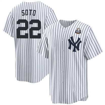 NY.Yankees #22 Juan Soto Player White Game Jersey Cool Base Stitched Baseball Jerseys baseball jersey product view 1