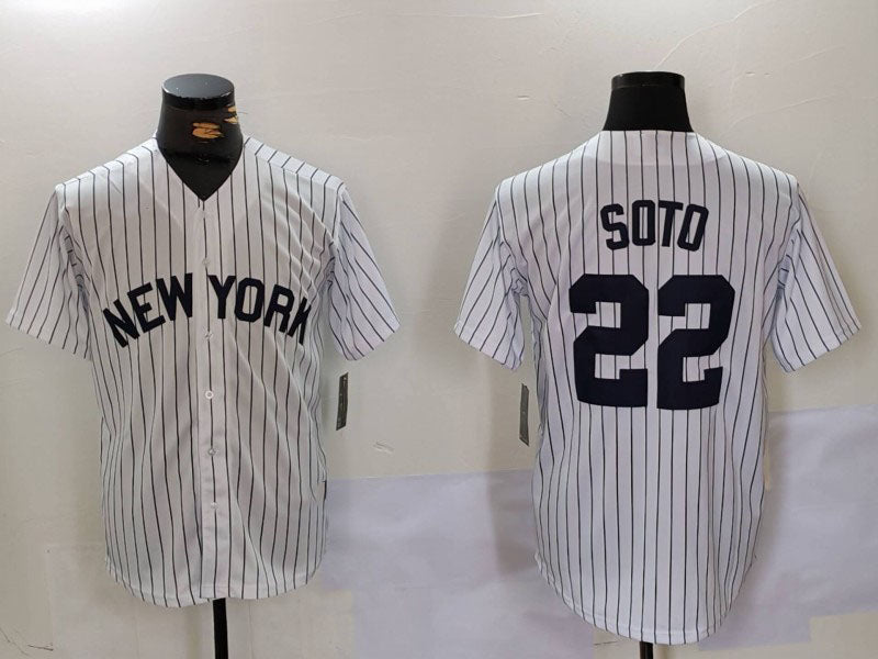 NY.Yankees #22 Juan Soto White Cool Base Stitched Baseball Jerseys Player Jersey baseball jersey product view 1