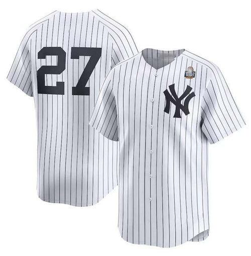 NY.Yankees #27 Giancarlo Stanton Player White World Series Home Limited Stitched Baseball Jerseys baseball jersey product view 1