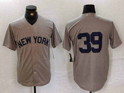 NY.Yankees #39 Jose Trevino Player Grey Cool Base Stitched Baseball Jerseys baseball jersey product view 1