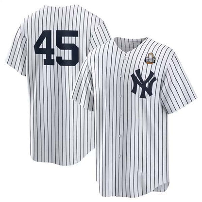NY.Yankees #45 Gerrit Cole Player Game Jersey White Cool Base Stitched Baseball Jerseys baseball jersey product view 1