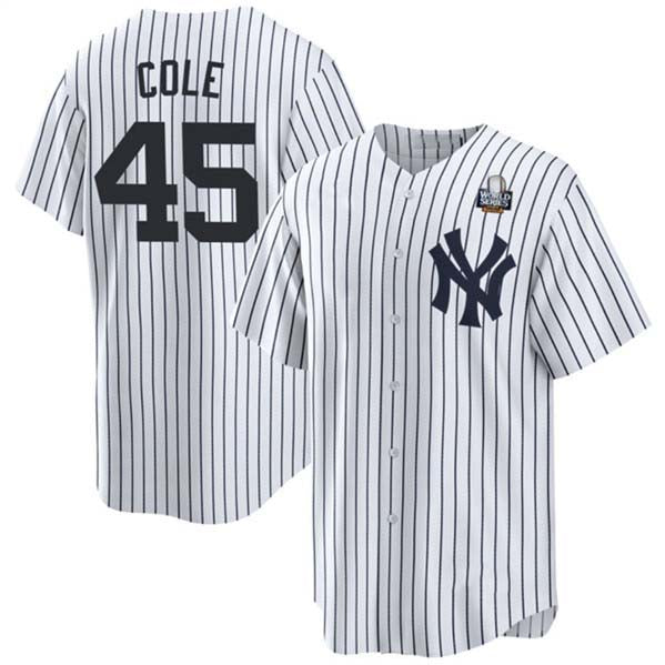 NY.Yankees #45 Gerrit Cole White Player Game Jersey Cool Base Stitched Baseball Jerseys baseball jersey product view 1