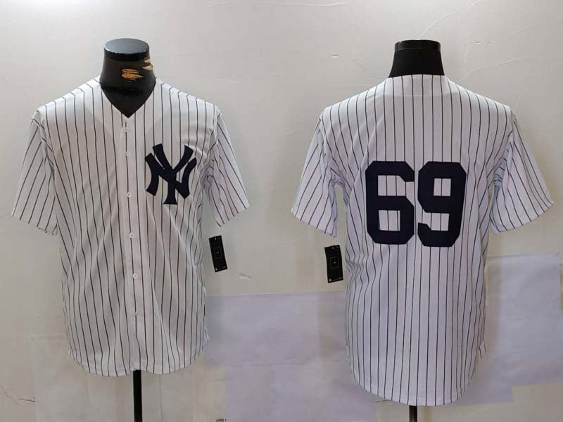NY.Yankees #69 Manny Fresh White Player Game Jersey Cool Base Stitched Baseball Jerseys baseball jersey product view 1
