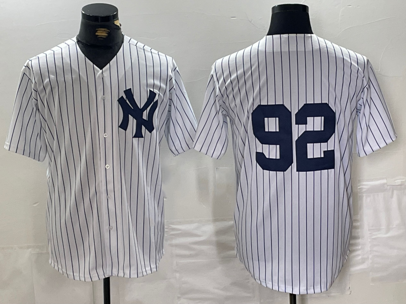 NY.Yankees #92 Matt Krook Player White Cool Base Stitched Baseball Jerseys baseball jersey product view 1