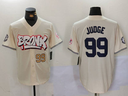 NY.Yankees #99 Aaron Judge Player Game Jersey Cream Limited Stitched Baseball Jerseys baseball jersey product view 1