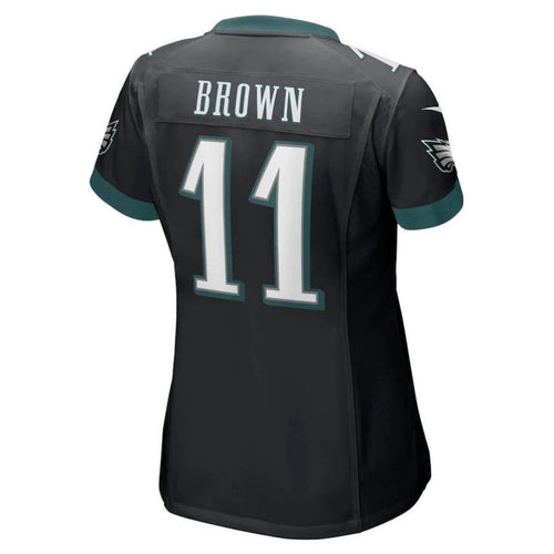 P.Eagles #11 A.J. Brown Black Player Game Jersey Stitched American Football Jerseys football jersey product view 1