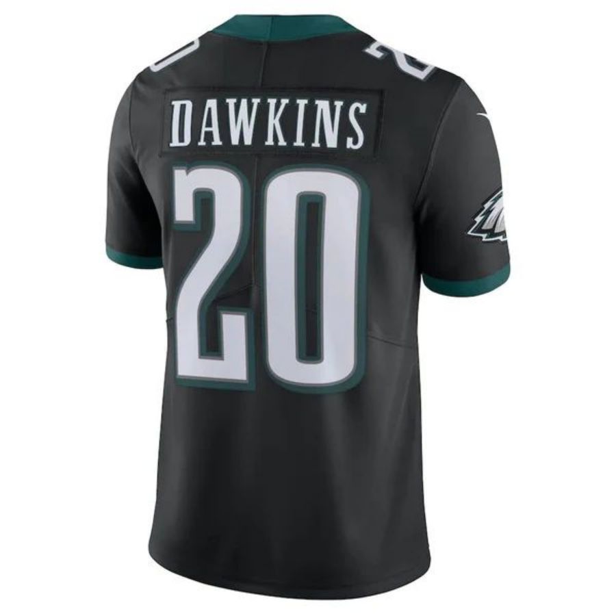 P.Eagles #20 Brian Dawkins Player Black Game Limited Jersey Stitched American Football Jerseys football jersey product view 1