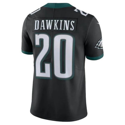P.Eagles #20 Brian Dawkins Player Black Game Limited Jersey Stitched American Football Jerseys football jersey product view 1