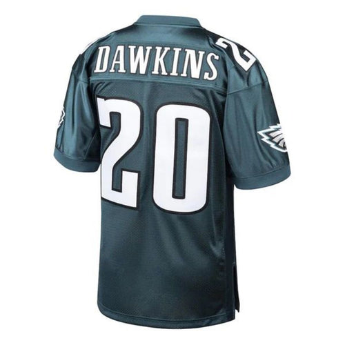 P.Eagles #20 Brian Dawkins Mitchell & Ness Midnight Green 1996 Authentic Throwback Retired Player Jersey Stitched American Football Jerseys football jersey product view 1
