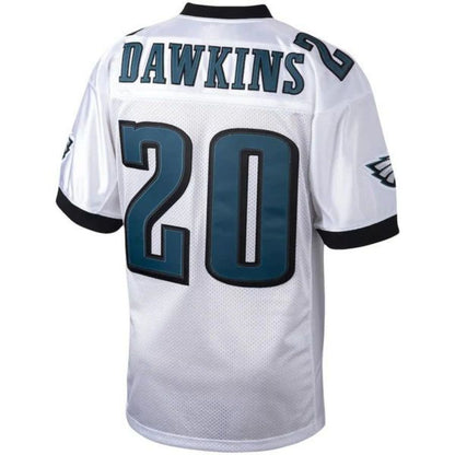 P.Eagles #20 Brian Dawkins Mitchell & Ness White 2004 Authentic Throwback Retired Player Jersey Stitched American Football Jerseys football jersey product view 1