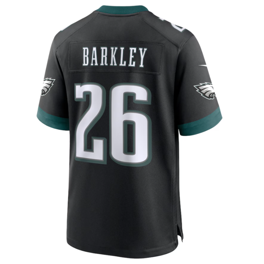 P.Eagles #26 Saquon Barkley Player Black Alternate Game Jersey Stitched American Football Jerseys football jersey product view 1