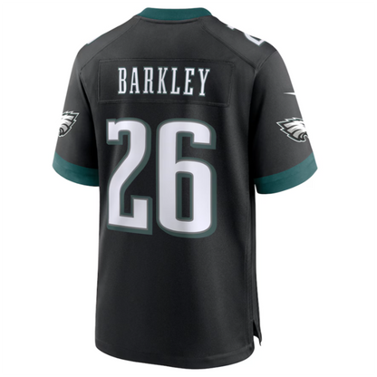 P.Eagles #26 Saquon Barkley Player Black Alternate Game Jersey Stitched American Football Jerseys football jersey product view 1