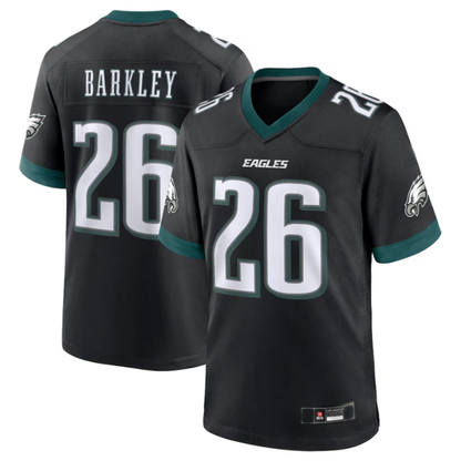 P.Eagles #26 Saquon Barkley Player Black Alternate Game Jersey Stitched American Football Jerseys football jersey product view 2