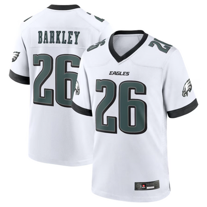 P.Eagles #26 Saquon Barkley Midnight White Game Player Jersey Stitched American Football Jerseys football jersey product view 2