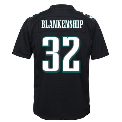 P.Eagles #32 Reed Blankenship Player Black Home Game Football Jerseys football jersey product view 1
