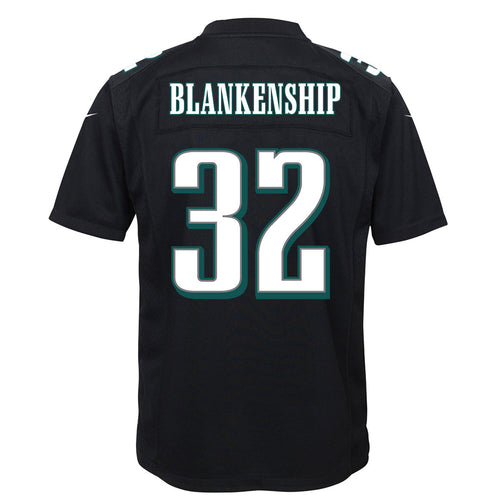 P.Eagles #32 Reed Blankenship Player Black Home Game Football Jerseys football jersey product view 1