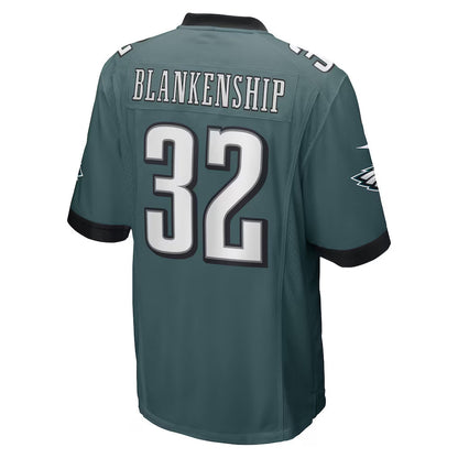 P.Eagles #32 Reed Blankenship Player Green Game Football Jerseys football jersey product view 1