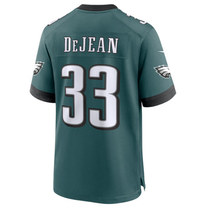 P.Eagles #33 Cooper DeJean Green Player Game Jersey Stitched American Football Jerseys football jersey product view 1