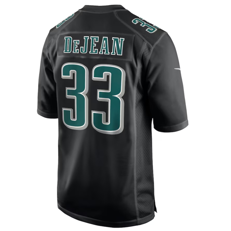 P.Eagles #33 Cooper DeJean Player Carbon Black Fashion Game Player Jersey football jersey product view 1