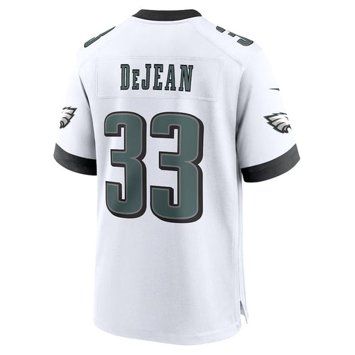 P.Eagles #33 Cooper DeJean Player White Home Game Football Jerseys football jersey product view 1