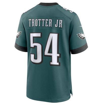P.Eagles #54 Jeremiah Trotter Jr. Player Green Alternate Game Jersey Stitched American Football Jerseys football jersey product view 1