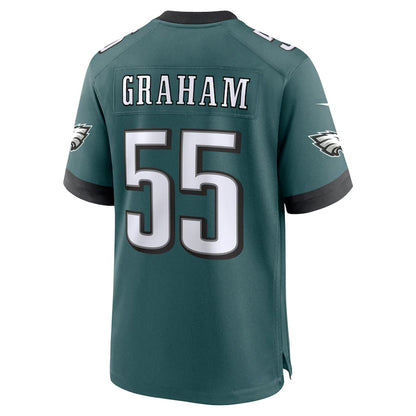 P.Eagles #55 Brandon Graham Player Green Stitched Home Game Football Jerseys football jersey product view 1
